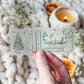 Magic Christmas Books Bookshelf Waterproof Sticker | 4.25"