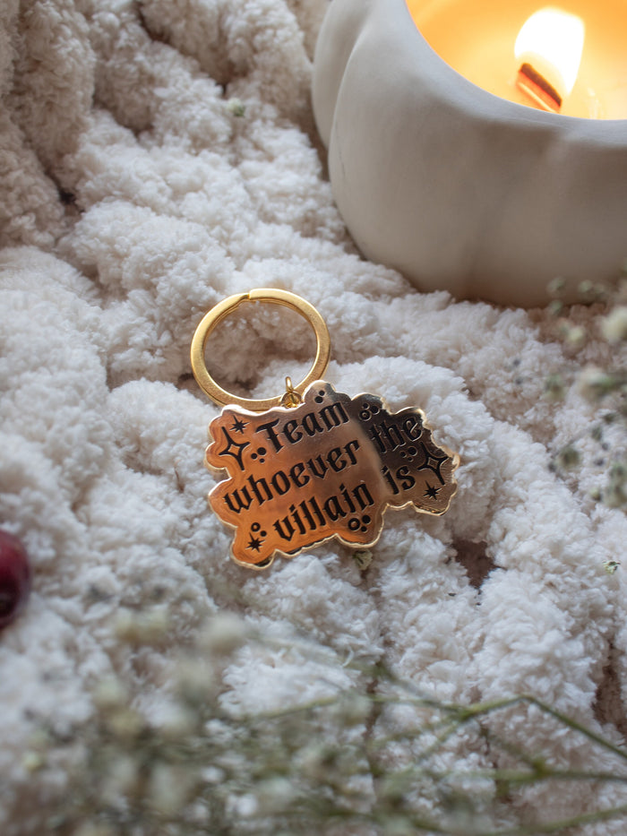 Team Whoever the Villain Is Keychain