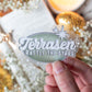 Terrasen Retro Sign Waterproof Sticker | Throne of Glass Sticker | SJM | 3" x 2.1"
