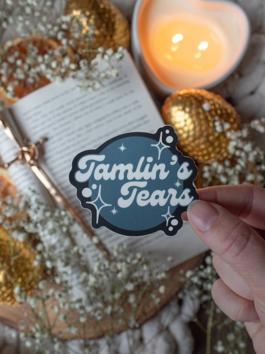 Tamlin's Tears Logo Waterproof Sticker | A Court of Thorns and Roses | SJM | 2.5"x2.5"