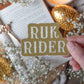 Ruk Rider Waterproof Sticker | Throne of Glass Sticker | SJM | 3" x 2.1"